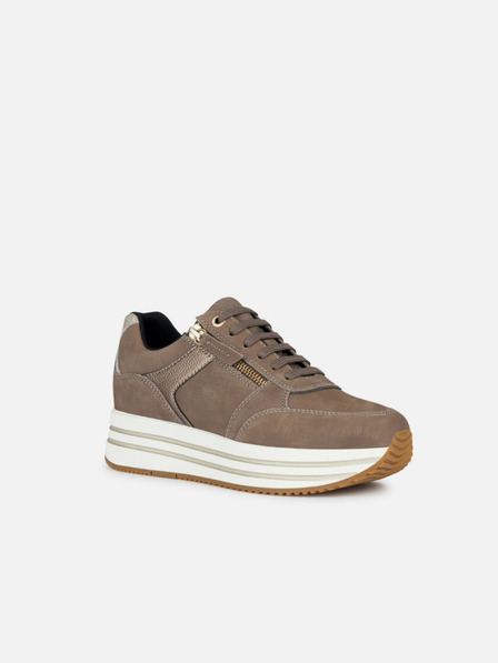 Geox Beige Damen Geox Kency Turnschuhe