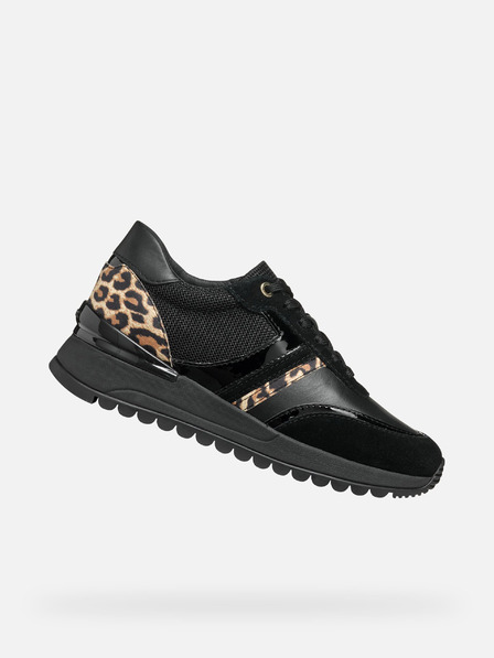 Geox Schwarz Damen Geox Desya Turnschuhe