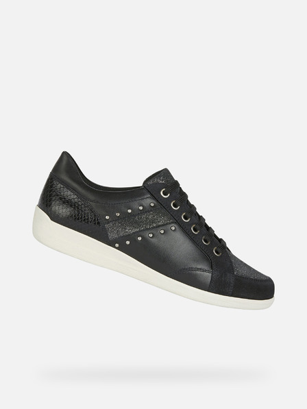 Geox Schwarze Damen Geox Myria Turnschuhe