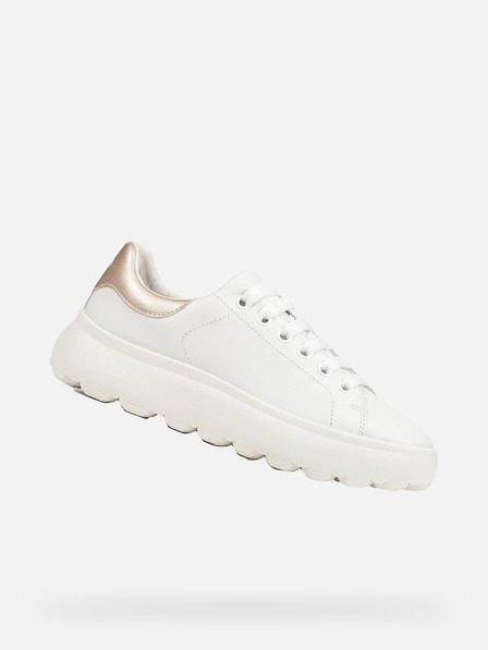 Geox Weiß Damen Geox Spherica Ec4.1 Turnschuhe