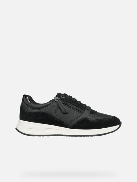 Geox Schwarze Damen Geox Bulmya Turnschuhe