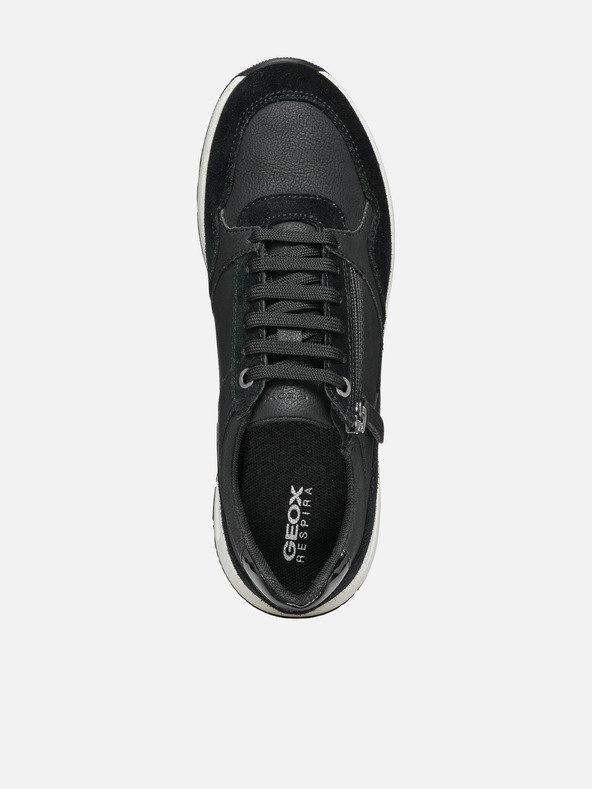 Geox Schwarze Damen Geox Bulmya Turnschuhe