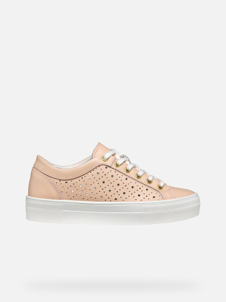 Geox Damen beige Geox Claudin Turnschuhe