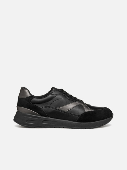 Geox Schwarze Damen Geox Bulmya Turnschuhe