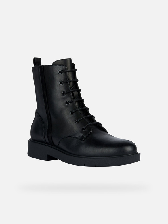 Geox Schwarze Damen Geox Spherica Ec1 Stiefeletten