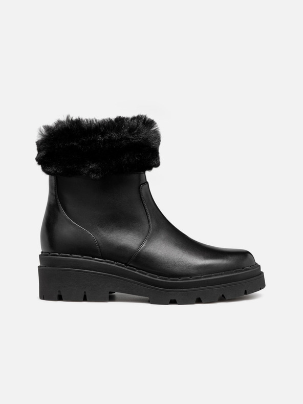 Geox Schwarz Damen Geox Felleny Stiefelette