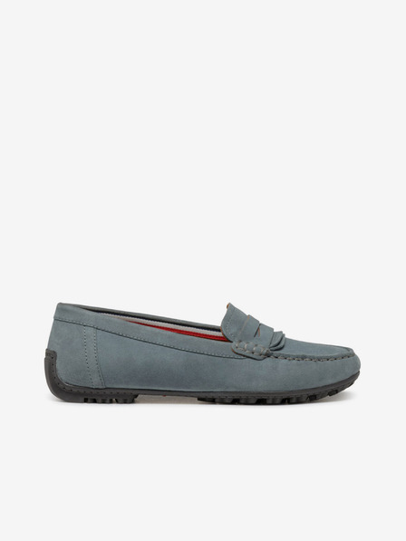 Geox Hellgrüne Damen-Mokassins Geox Kosmopolis + Grip