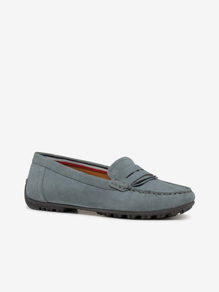 Geox Hellgrüne Damen-Mokassins Geox Kosmopolis + Grip