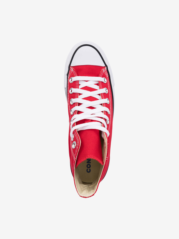 Converse Rote Knöchel-Turnschuhe Converse Chuck Taylor All Star