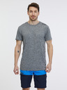 Sam 73 Graues gestromtes Herren-T-Shirt SAM 73 Fortunato