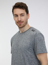 Sam 73 Graues gestromtes Herren-T-Shirt SAM 73 Fortunato