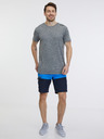 Sam 73 Graues gestromtes Herren-T-Shirt SAM 73 Fortunato