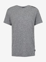 Sam 73 Graues gestromtes Herren-T-Shirt SAM 73 Fortunato