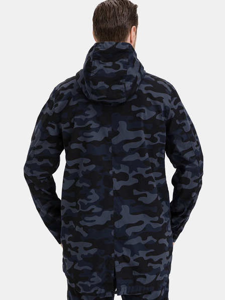 Sam 73 Dunkelblaue Herren-Camouflage-Jacke SAM 73