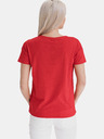 Sam 73 Rotes bedrucktes T-Shirt für Frauen SAM 73