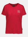 Sam 73 Rotes bedrucktes T-Shirt für Frauen SAM 73