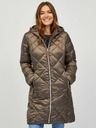 Sam 73 Braune Steppjacke mit Kapuze für Frauen Sam 73