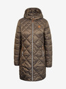 Sam 73 Braune Steppjacke mit Kapuze für Frauen Sam 73