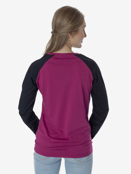 Sam 73 Schwarz-rosa Damen-T-Shirt SAM 73
