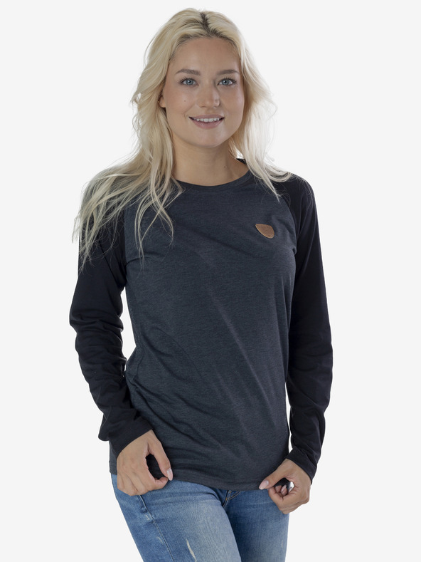 Sam 73 Dunkelgraues T-Shirt für Damen SAM 73