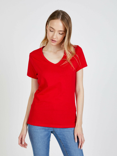 Sam 73 Rotes Damen-T-Shirt SAM 73 Una