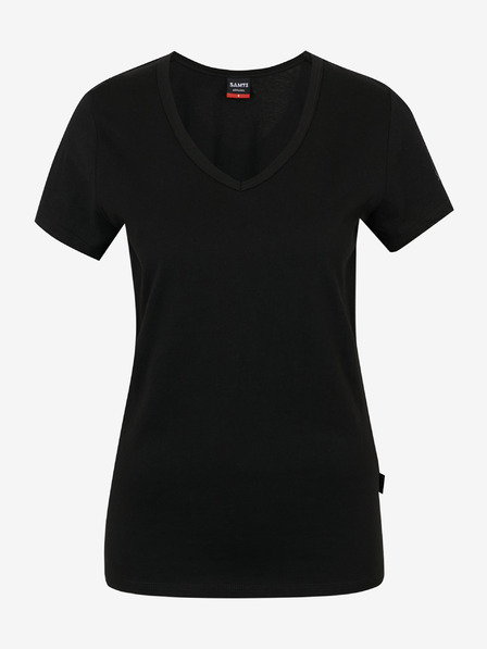 Sam 73 Schwarzes Damen-T-Shirt SAM 73 Una