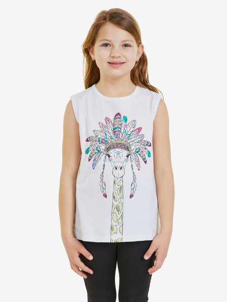 Sam 73 Weißes Tank-Top für Mädchen SAM 73 Josephine