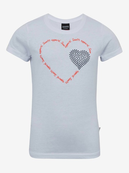 Sam 73 Weißes Mädchen-T-Shirt SAM 73 Alaina