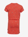 Sam 73 Korallenfarbenes gemustertes Kleid für Mädchen SAM 73 Welo