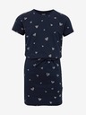 Sam 73 Dunkelblaues gemustertes Kleid für Mädchen SAM 73 Welo
