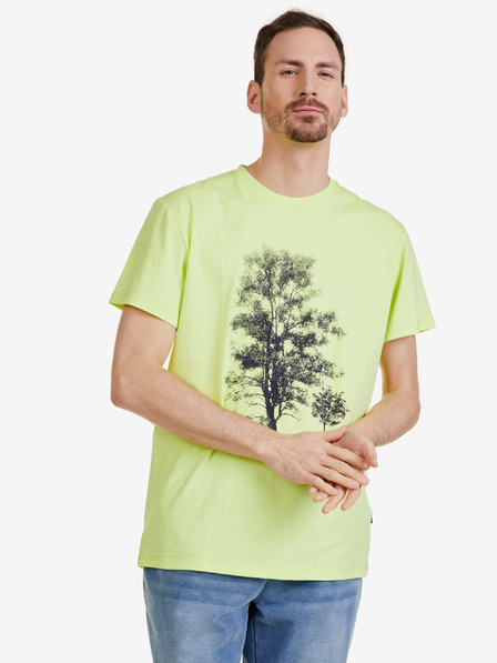 Sam 73 Gelbes Herren-T-Shirt SAM 73 James