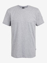 Sam 73 Hellgraues gestreiftes Herren-T-Shirt SAM 73 Freddie