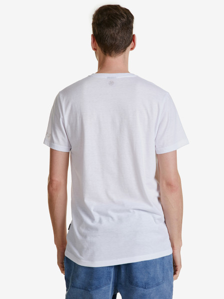 Sam 73 Weißes Herren-T-Shirt SAM 73 Leonard