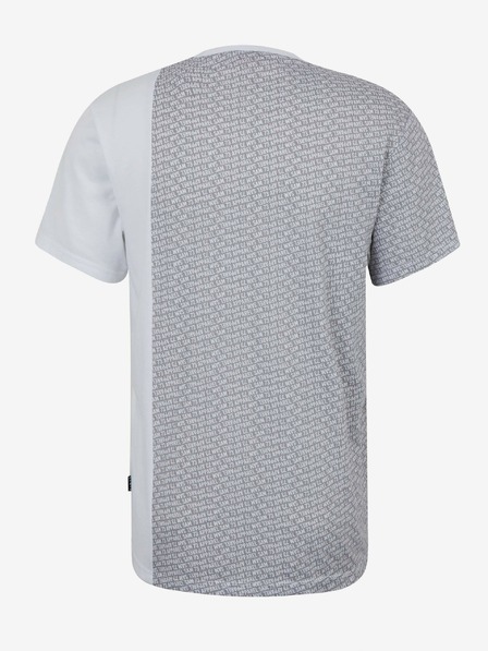 Sam 73 Hellgraues gemustertes Herren-T-Shirt SAM 73 Paul