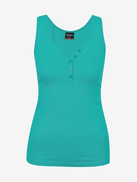 Sam 73 Grünes Damen-Basic-Tank-Top SAM 73 India
