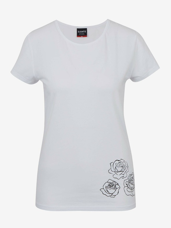 Sam 73 Weißes Damen-T-Shirt SAM 73 Bethany