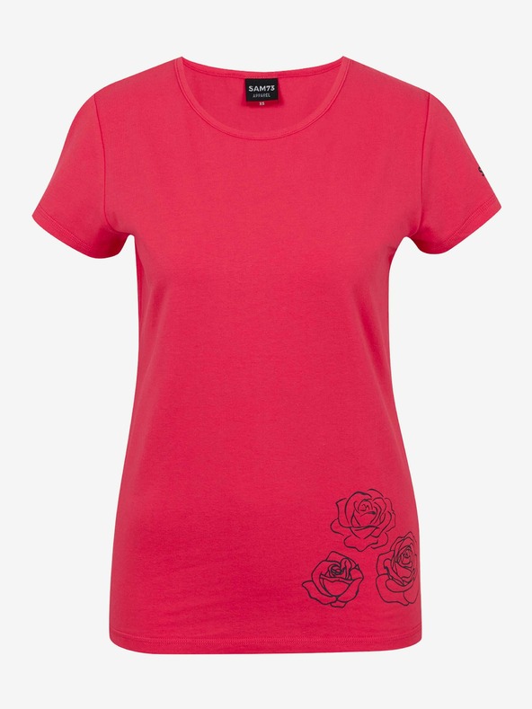 Sam 73 Dunkelrosa Damen-T-Shirt SAM 73 Bethany
