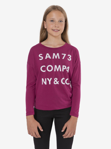 Sam 73 Dunkelrosa Mädchen-T-Shirt SAM 73 Kat