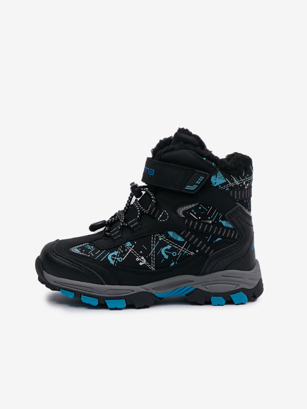 Sam 73 Blaue und schwarze gemusterte Winterstiefel für Jungen SAM 73 Stigg