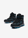 Sam 73 Blaue und schwarze gemusterte Winterstiefel für Jungen SAM 73 Stigg