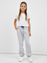 Sam 73 Hellgraue gestreifte Kinder-Sweatpants SAM 73 Riardin