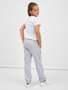 Sam 73 Hellgraue gestreifte Kinder-Sweatpants SAM 73 Riardin