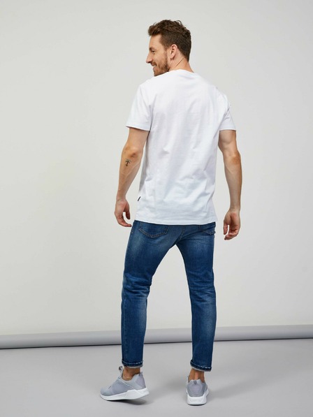 Sam 73 Weißes Herren-T-Shirt SAM 73 Quarip