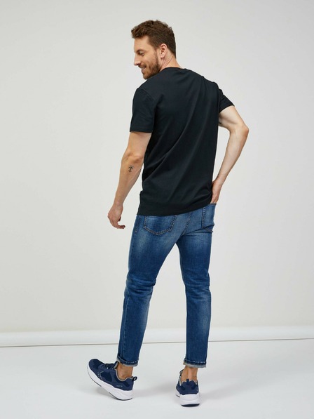 Sam 73 Schwarzes Herren-T-Shirt SAM 73 Quarip