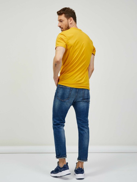 Sam 73 Senffarbenes Herren-T-Shirt SAM 73 Sepot