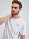 Sam 73 Weißes Herren-T-Shirt mit Tasche SAM73 Fenaklid