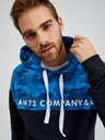 Sam 73 Blauer Herren-Kapuzenpullover SAM73 Aquamarin