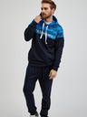 Sam 73 Blauer Herren-Kapuzenpullover SAM73 Aquamarin