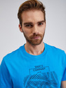Sam 73 Blaues Herren-T-Shirt aus Baumwolle mit SAM73 Almandit-Aufdruck