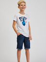 Sam 73 Weißes bedrucktes T-Shirt für Jungen SAM73 Scutum